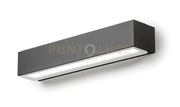 GES963- APPLIQUE LED 4000K 856LM 20W ALLUMINIO IP65 GRIGIO ANTRACITE 36CM
