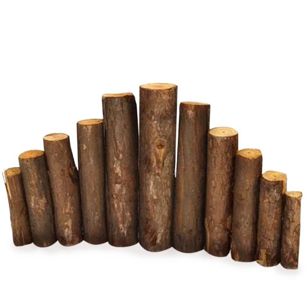 Trade Shop - Steccato In Legno Palisade Misure Prodotto 26 X 45 X 5 Cm Decorazioni Natalizie -