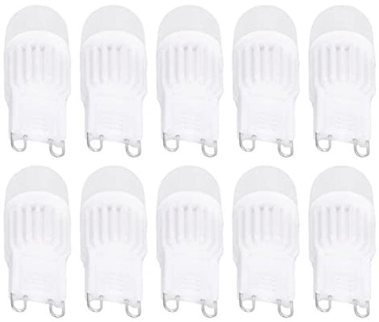 Lampada a LED Dimmabile 2W 500lm - Tipo G9 - Lampada Energie Riciclabile - Colore della Luce Calda Bianca/Fredda Bianca - Materiale Keramico/PC - Durata 50000h - Lampada a Incandescenza