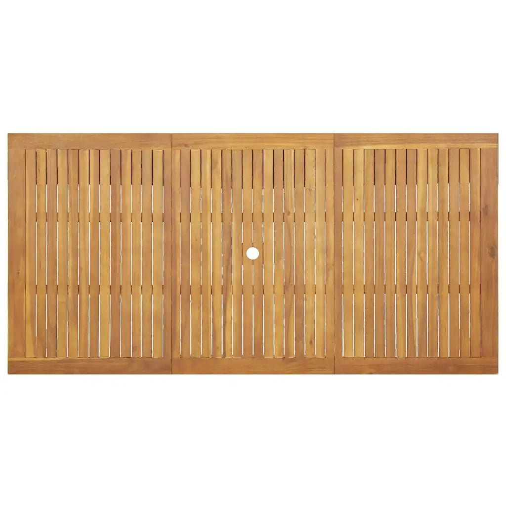 Set da Pranzo per Giardino 9 pcs Marrone