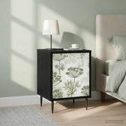 Armadio da Notte GOTHA 2 pz Rovere Nero 36 x 33 x 51 cm 8007268