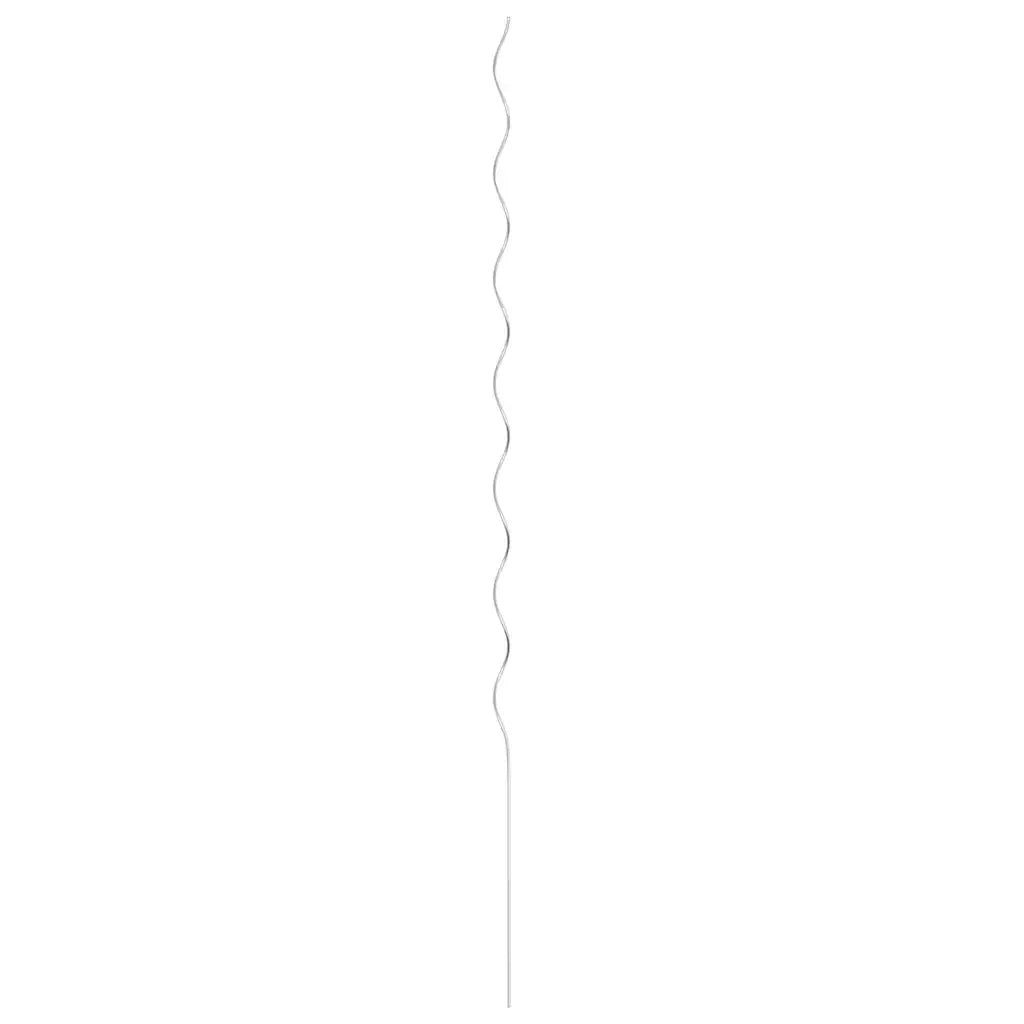 5 pz Supporti a Spirale per Piante 170 cm in Acciaio Zincato 142415