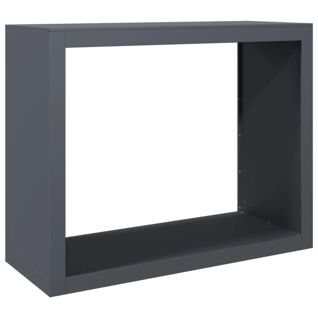 Portalegna 100 x 40 x 80 cm in acciaio antracite 02_0043698