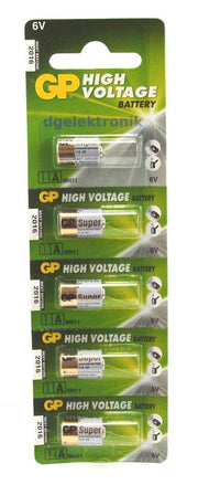 BATTERIA speciale 11A Alcalina GP Batteries GP11A MN11 12V confezione 5pz