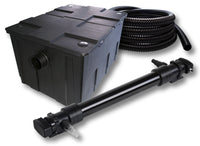 Set Filtro a 1 camera per laghetto 60000l con Chiarificatore UVC 72W 6ª serie Tubo 5 m