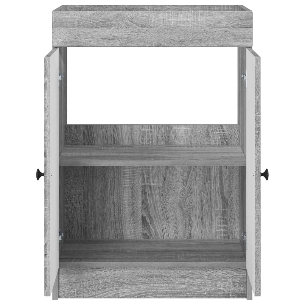 Mobiletto da bagno sotto il lavello Sonoma grigio 890020
