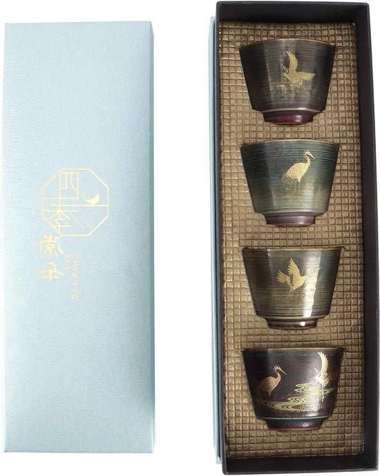 Servizio da Tè in Ceramica Kung Fu - Tazze da Tè Artigianali - Tradizionale - Regalo - Cinese - Classico.