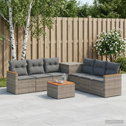 Set di divani 8 pz Grigio e Grigio Scuro 3448546