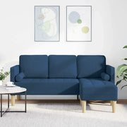 Set di divani con cuscino Blu Poliestere 42001920