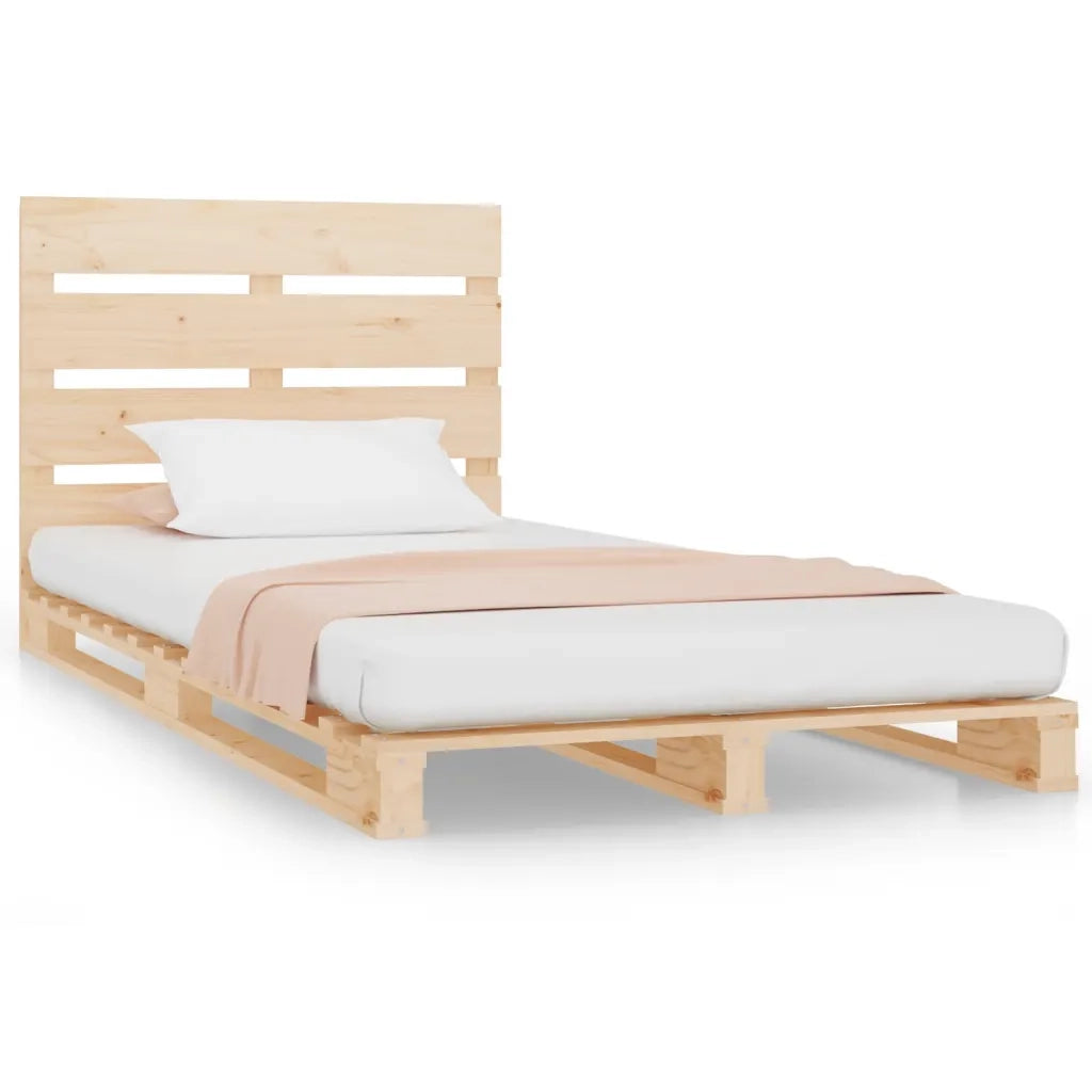 Giroletto senza Materasso 75x190 cm in Legno Massello di Pino