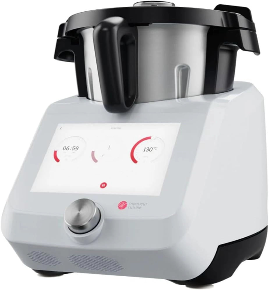 SILVERCREST® - Robot da cucina Monsieur Cuisine Smart SKMS 1200 A1", 1200 W, display da 8 pollici, WLAN