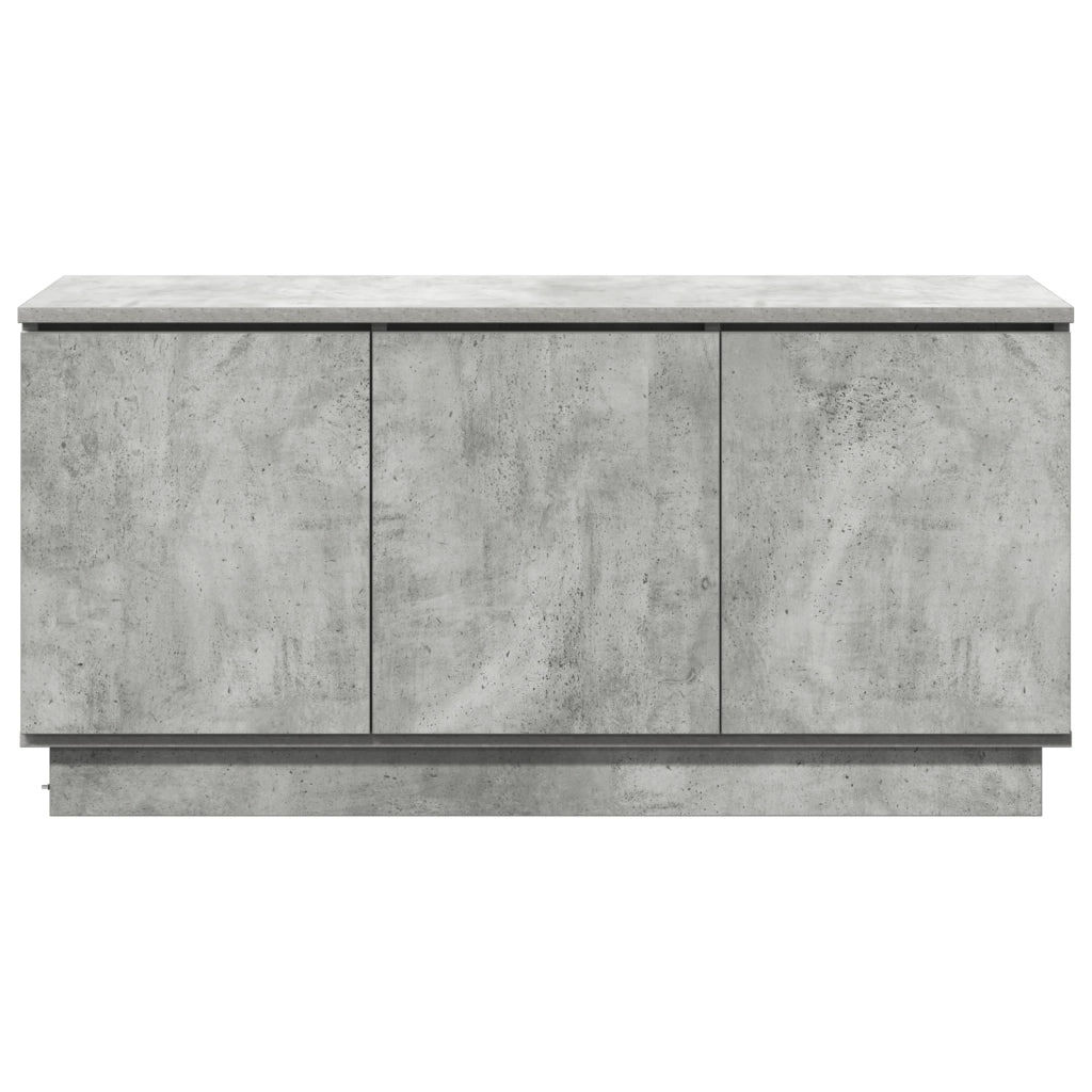 Mobile TV grigio in cemento 100x38x49 cm in legno ingegnerizzato