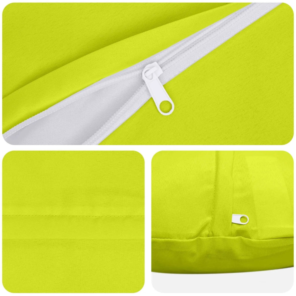 Federa 6 pcs HEERLEN Verde brillante. Ø 30 cm Poliestere 922020