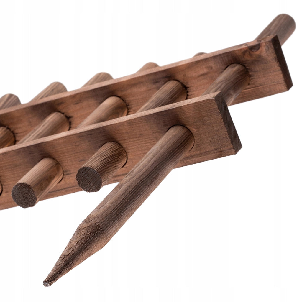 Recinzione da giardino in legno KADAX, bordura per aiuole 85x35 cm, legno di pino