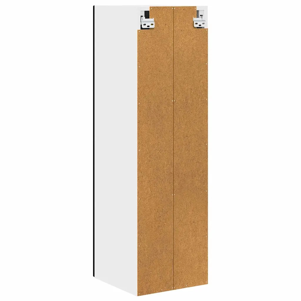 Pensile da cucina | Armadietto a muro PORTO Nero 30 x 31 x 100 cm Legno multistrato
