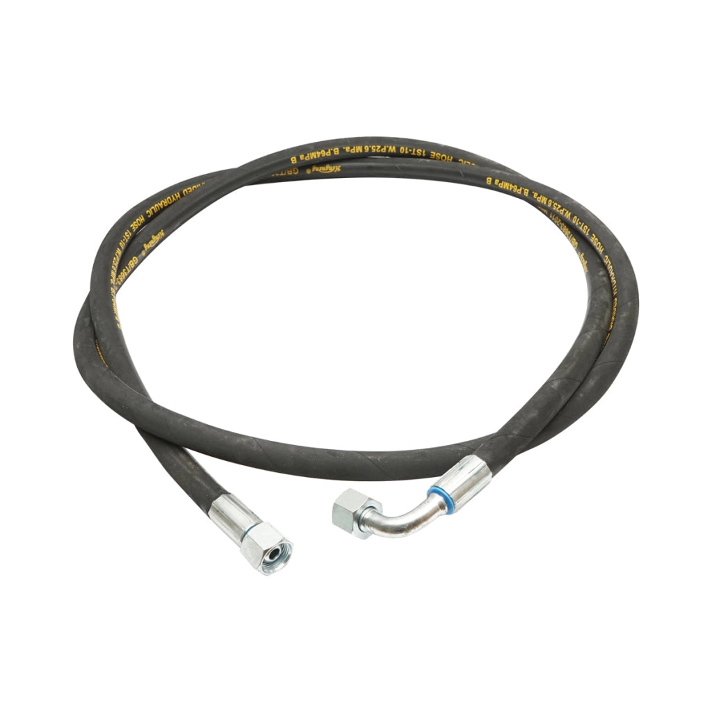 Tubo flessibile di pressione DN10 crimpato con raccordi 2500mm M20xM20 Breckner Germany