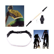 Trade Shop - Cintura Indicatore Direzione Lampaggianti Per Bici Sos A Led Ricaricabile 1200ma -