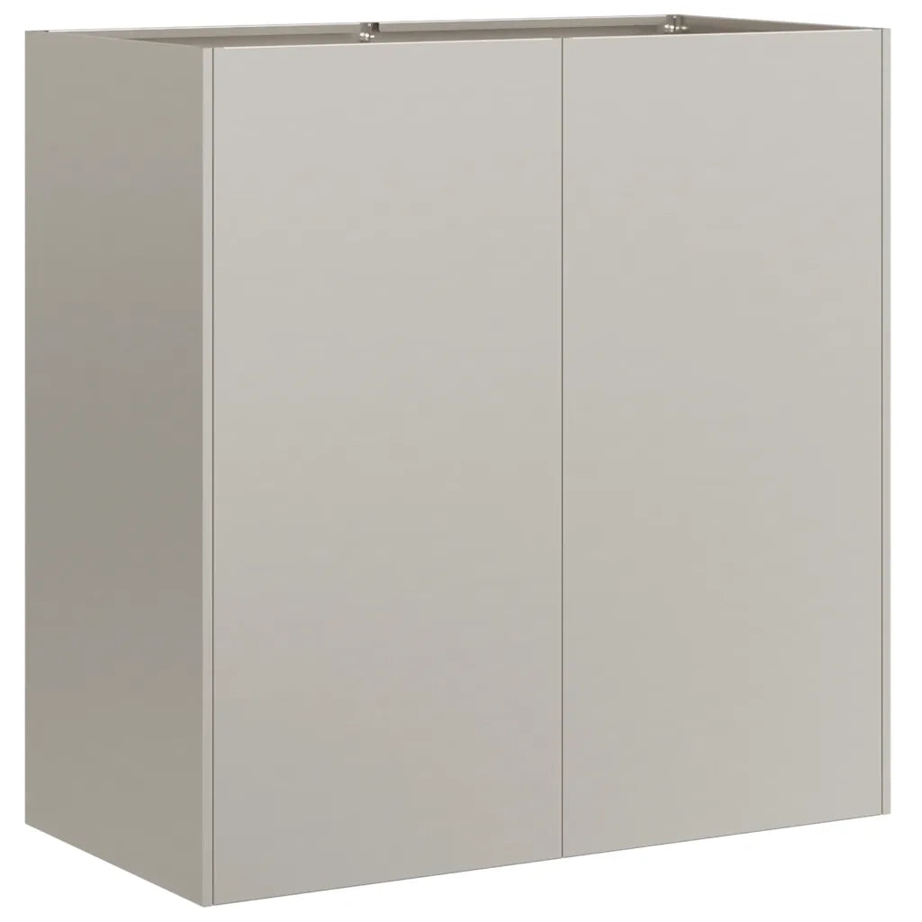 Fioriera Arrugginita 80x40x80 cm in Acciaio Corten 860716