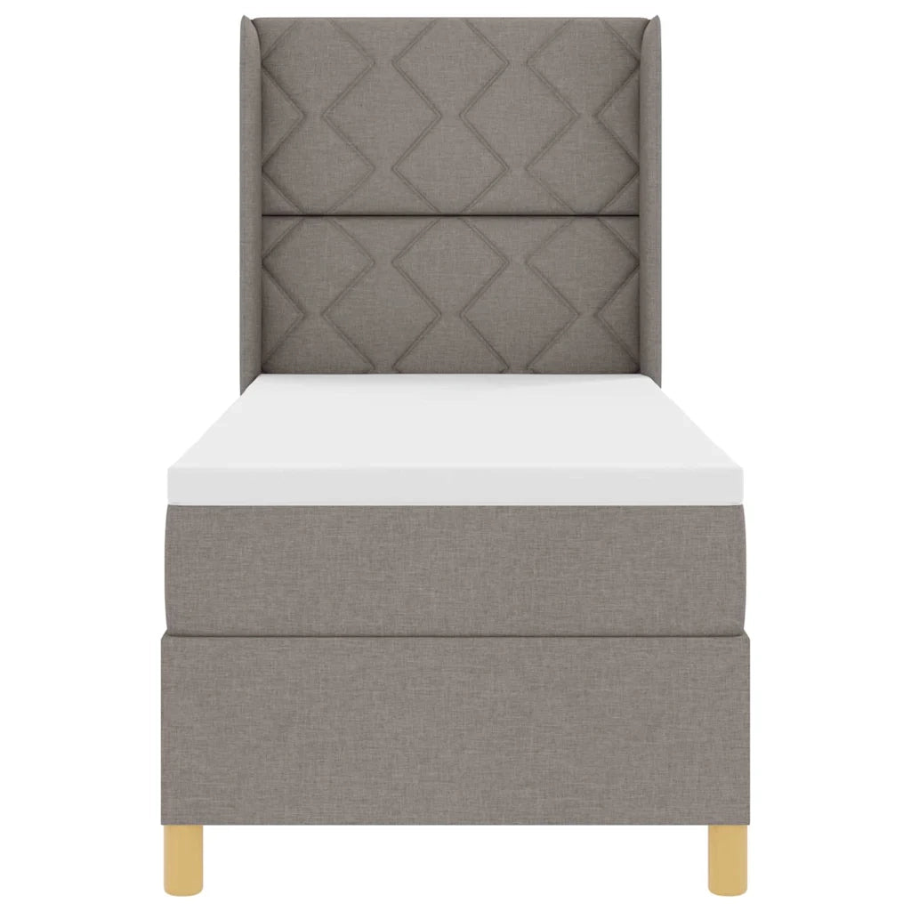 Letto a molle con materasso Talpa 140 x 200 cm Tessuto