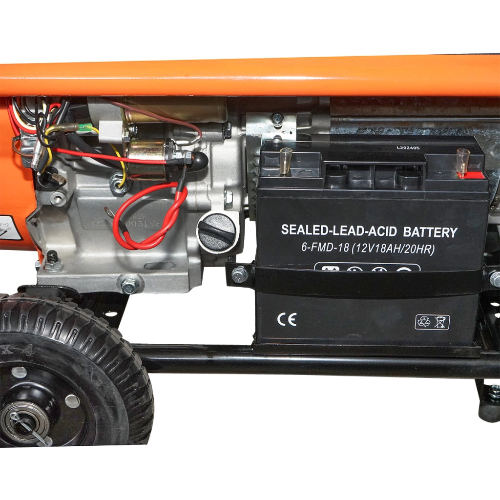 Generatore elettrico a benzina 220-380V 7,2KW 50Hz con avviamento elettrico/manuale THOR