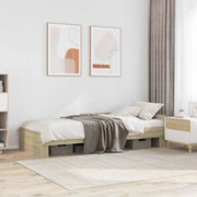 Struttura letto con testata-Giroletto Rovere Sonoma 80 x 200 cm 475292