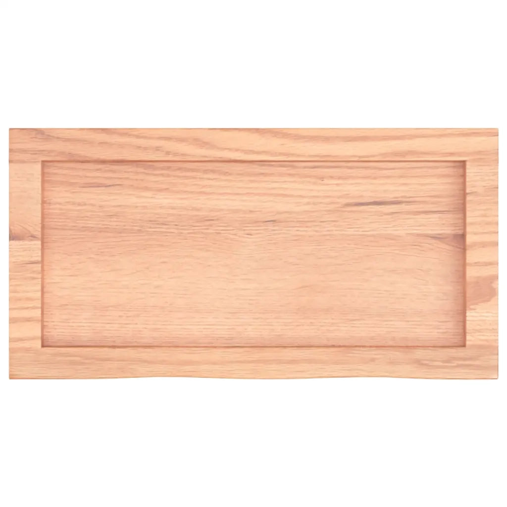 Ripiano Muro Marrone 60x30x(2-4) cm Massello Rovere Trattato 363645