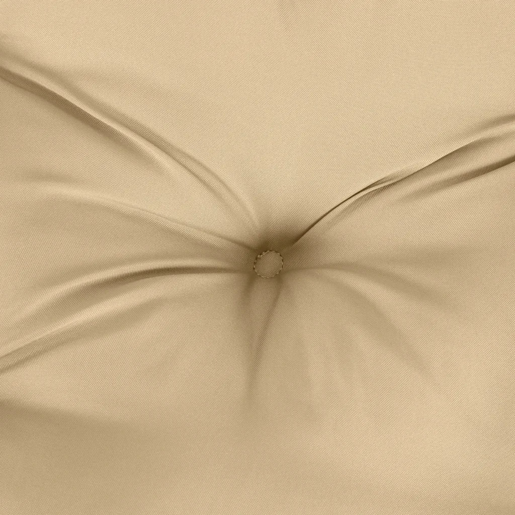 Cuscini Panca Giardino 2pz Beige MÃ©lange 120x50x7 cm in Tessuto