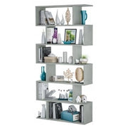 Libreria da arredo divisorio  cm 80X25X192H CEMENTO