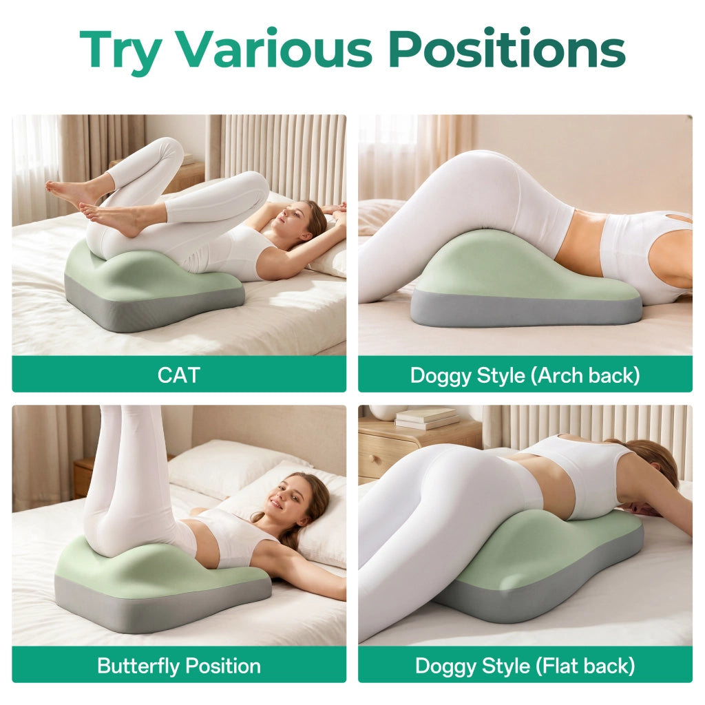 Cuscino per Coppie Intimo ¨C Minimal ¨C Grigio Verde Memory Foam
