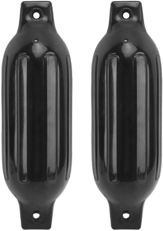 Kit di cuscini di stazionamento 2 pezzi per barche - Cuscini di stazionamento gonfiabili per barche - Cuscini di stazionamento per barche in PVC - 4,5 x 16 pollici - Duraturo - Protezione della chiglia - Fendinebbia per barche