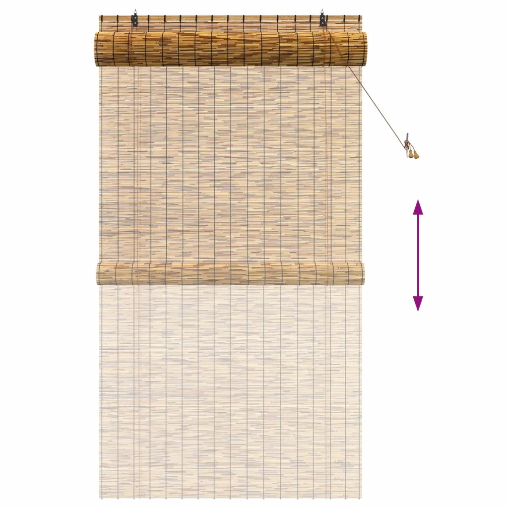 Tenda a rullo Marrone 120 x 220 cm Giunco 42034661