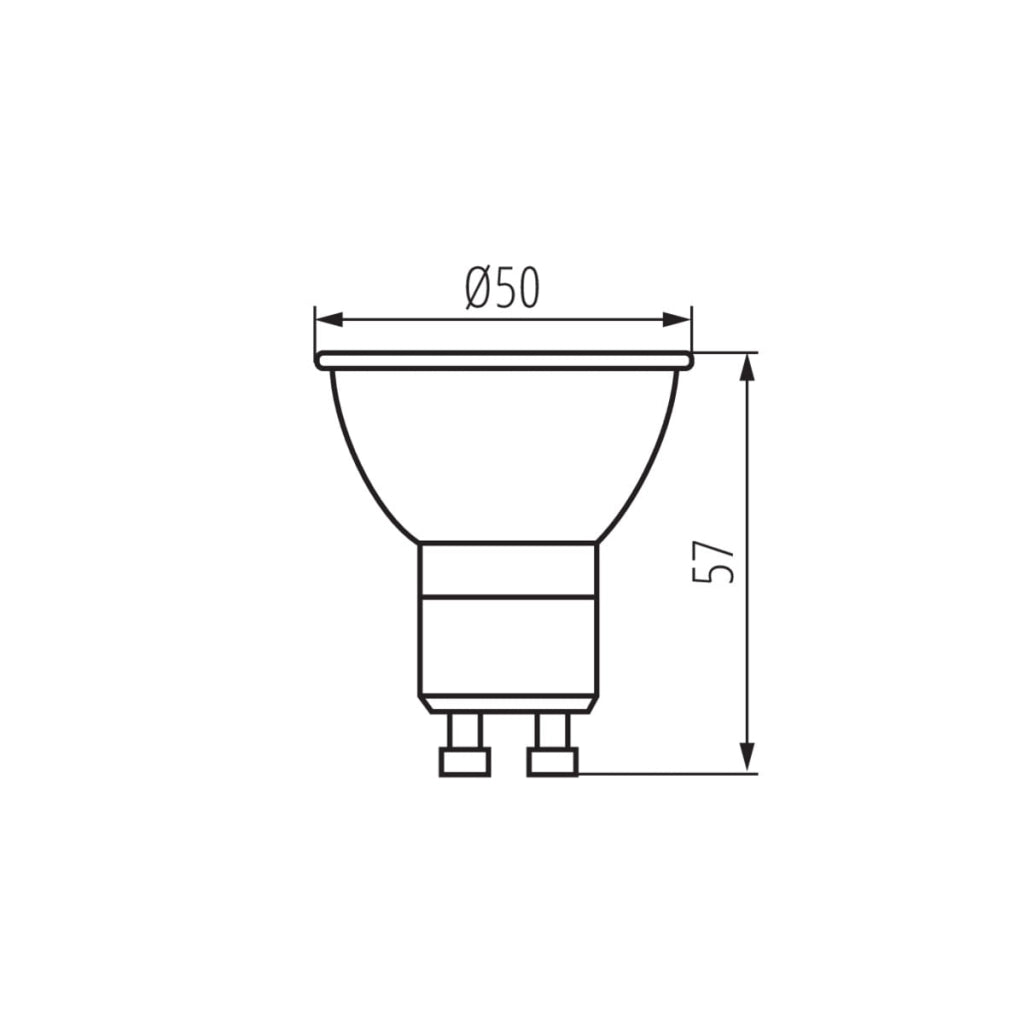 Lampadina LED Kanlux GU10 7W 495lm 6500K dimmerabile