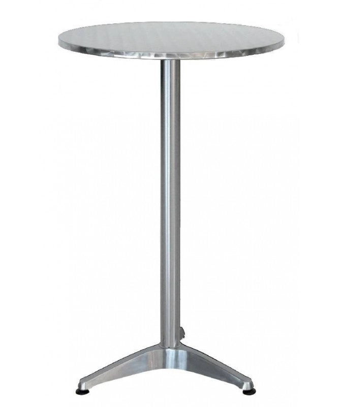 TAVOLO LEON ALLUMINIO diametro 60CM H.110 3001T