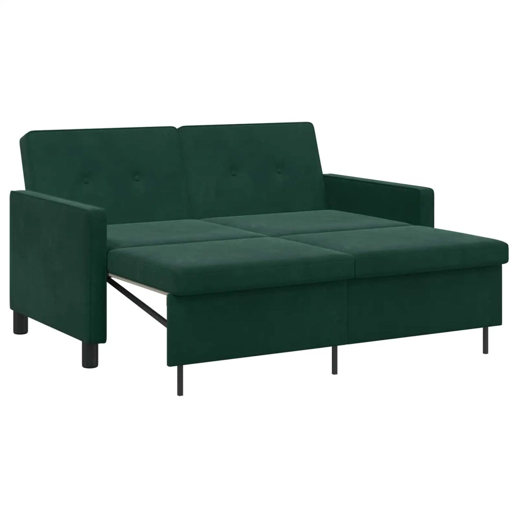 Divano letto | Sof¨¤ letto | Letto singolo Verde Scuro Tessuto