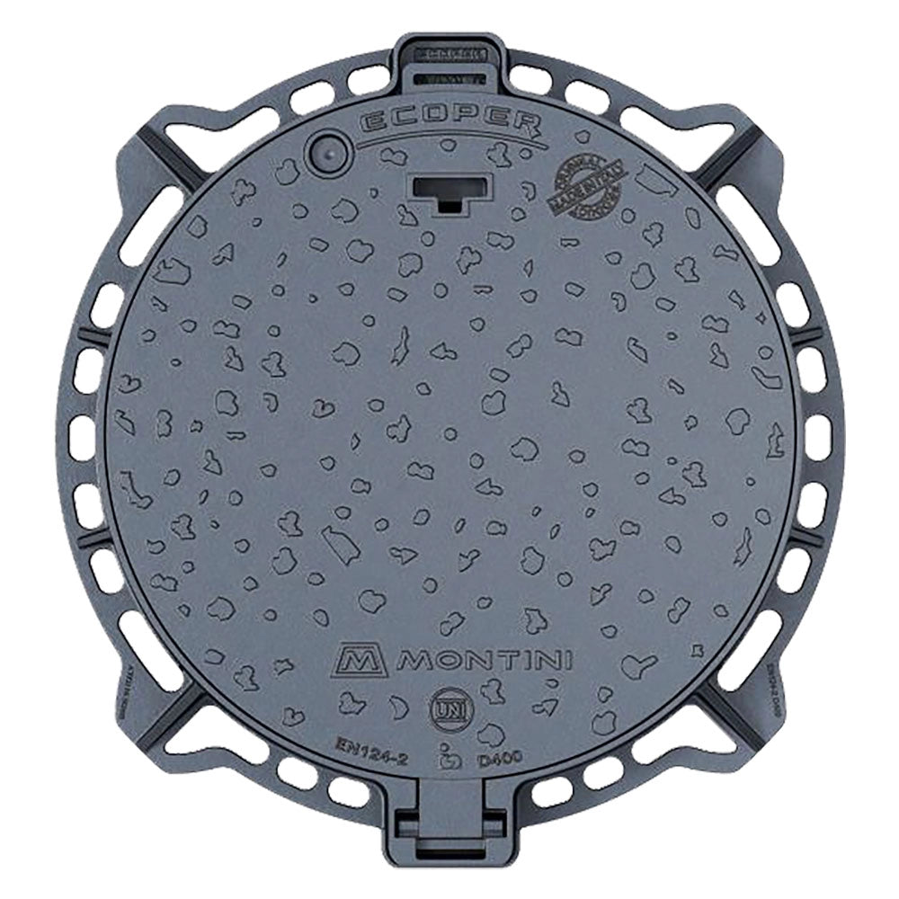 CHIUSINO IN GHISA CLASSE D400 ECOPER T - 85 - botola 65 cm / Kg 51  - MONTINI
