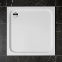 Piatto Doccia Acrilico Rea Belmond White 90x90