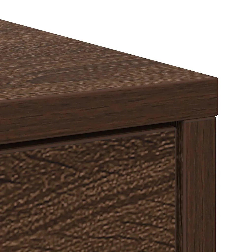 Credenza con Cassetti e Ante Rovere Marrone 73x31x90 cm 861856