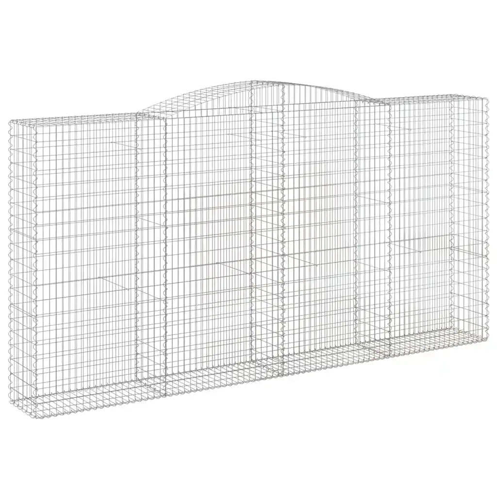 Cesti Gabbioni ad Arco 10 pz 400x50x200/220 cm Ferro Zincatocod mxl 100193