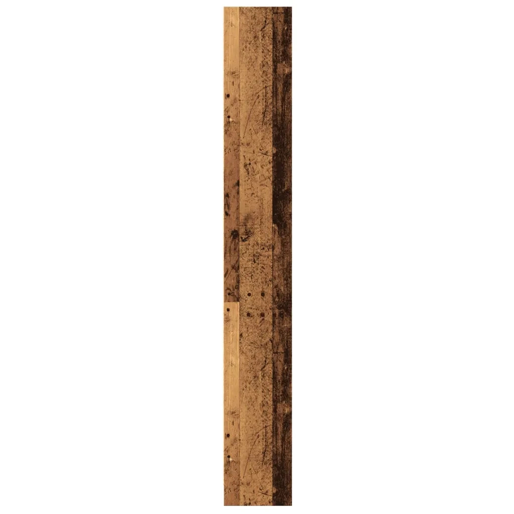 Libreria-Scaffale per Libri-Mobile di Stoccaggio Legno Antico 60x24x176 cm in Legno Multistrato