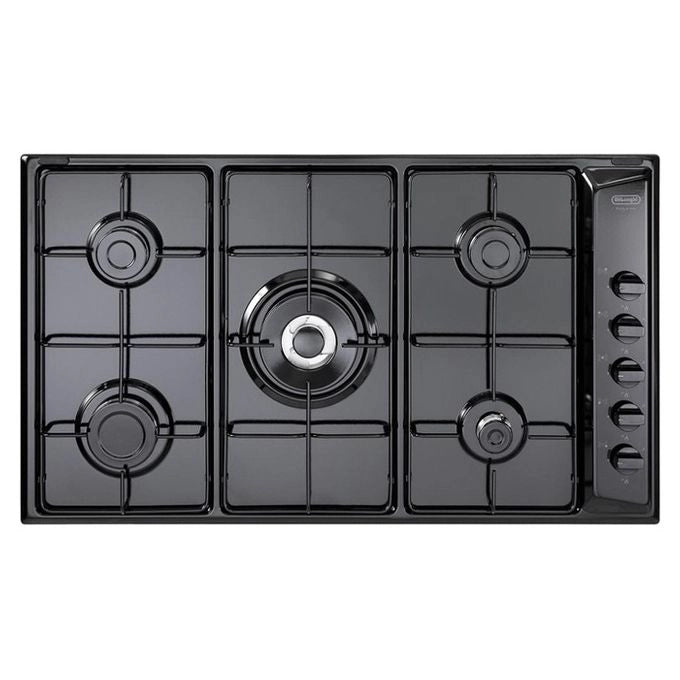 De’Longhi NL 59 DD piano cottura Nero Da incasso 90 cm Gas 5 Fornello(i)