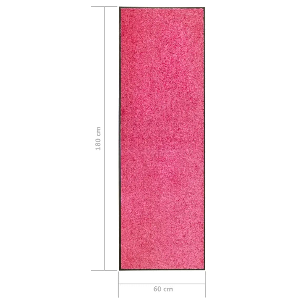 Zerbino | Tappetino Lavabile Rosa 60x180 cm