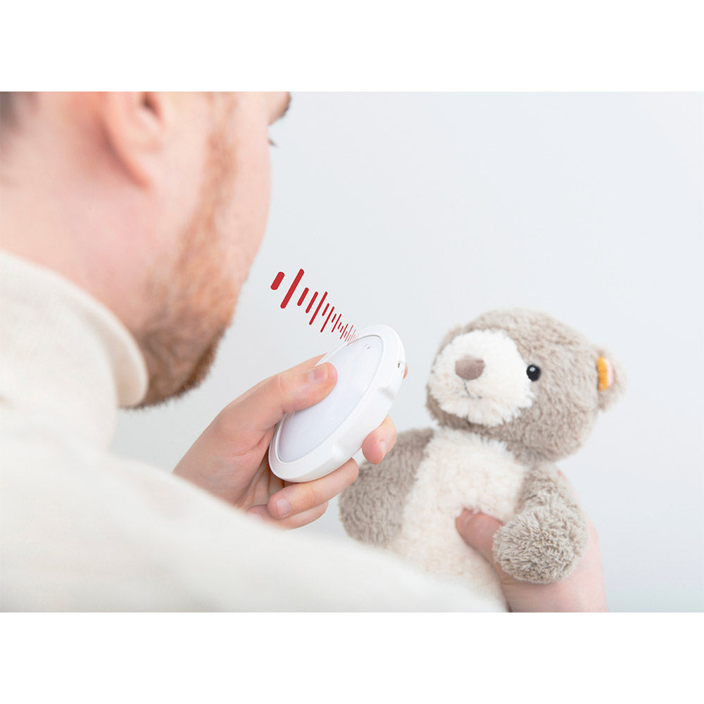 Orsacchiotto di Peluche Multifunzione Allenatore del Sonno 16x10x24 cm con Luce e Suoni Bruno