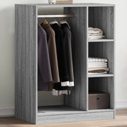 vidaXL Armadio Grigio Sonoma 77x48x102 cm in Legno Multistrato