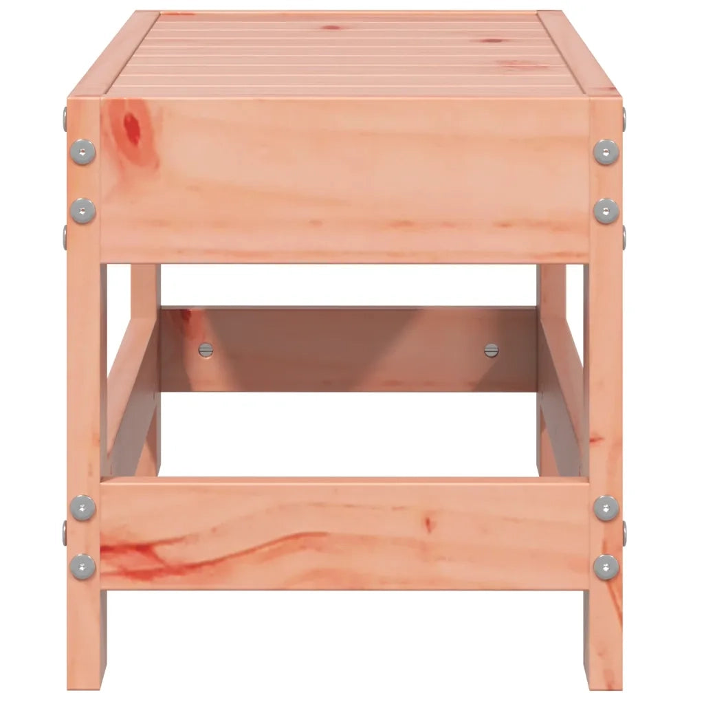 Sedia da giardino-Poggiapiedi da Giardino 62x30x32cm in Legno Massello di Douglas