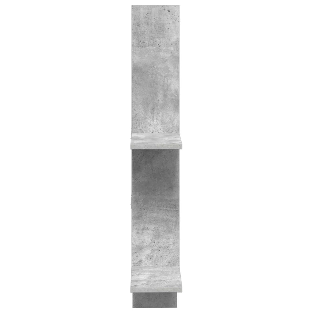 Scaffale da parete Grigio Cemento 61 x 15 x 102 cm 8012191