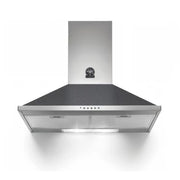 Cappa camino La Germania K80AMLND da 80 cm. 1 motore nero classe D