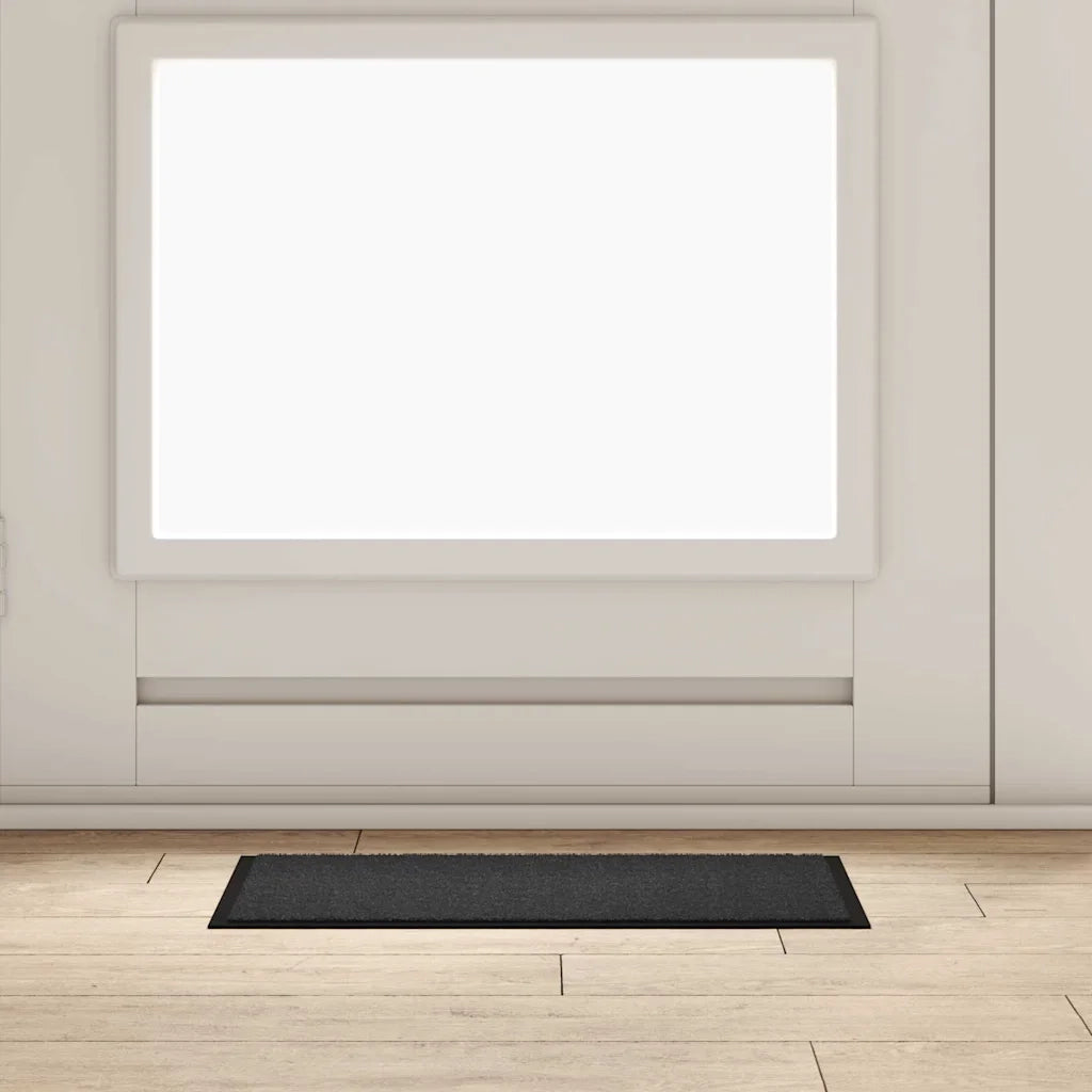 Tappetino Antracite 60 x 40 x 1.2 cm Tessuto Teddy 42013434