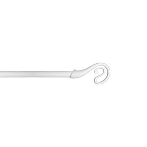BASTONE METALLO D 20/19 120/210CM NAIROBI BIANCO- 6,0 pz