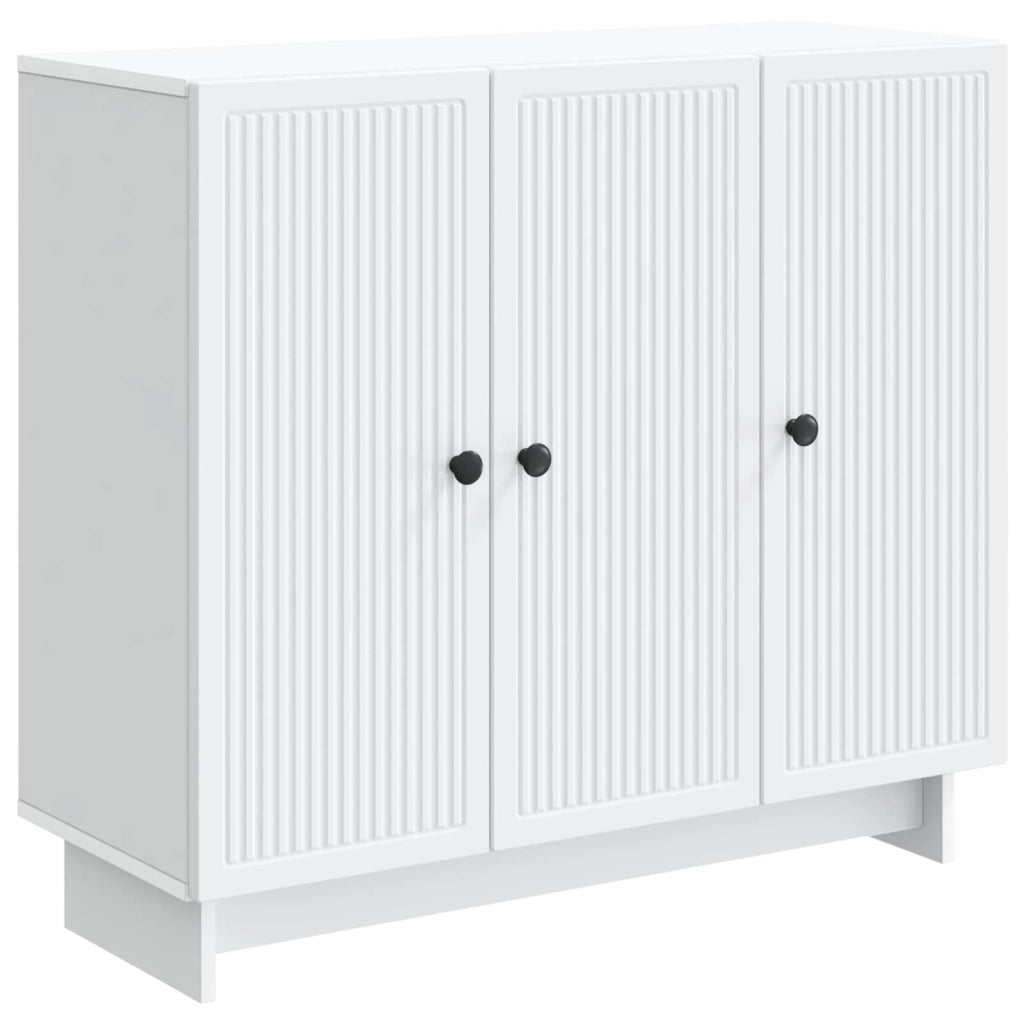 Credenza Bianco 89 x 34,5 x 80 cm Legno ingegnerizzato 893955