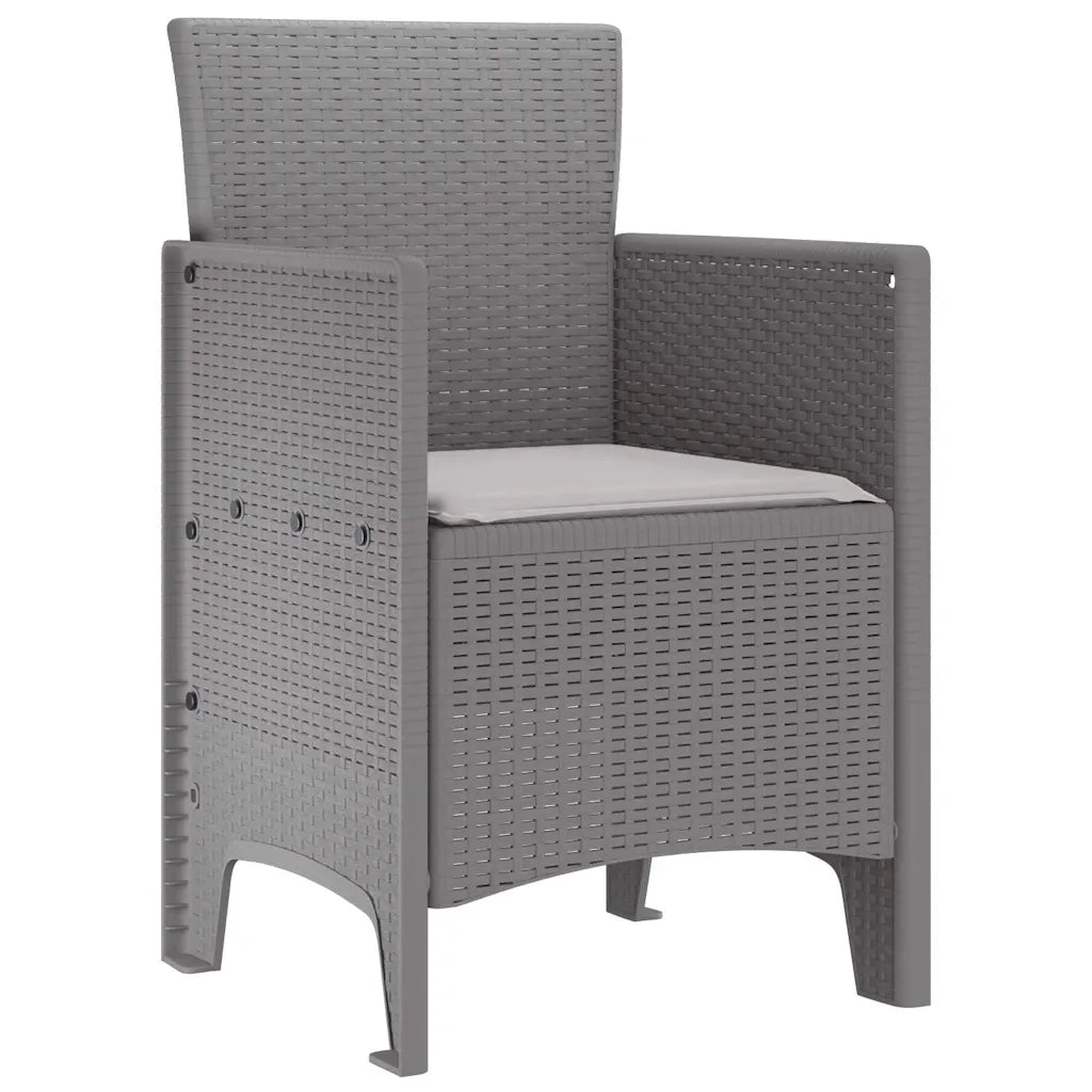 Sedia da Giardino 2 pz | Sedie da Esterno Grigio chiaro 53 x 49 x 85 cm